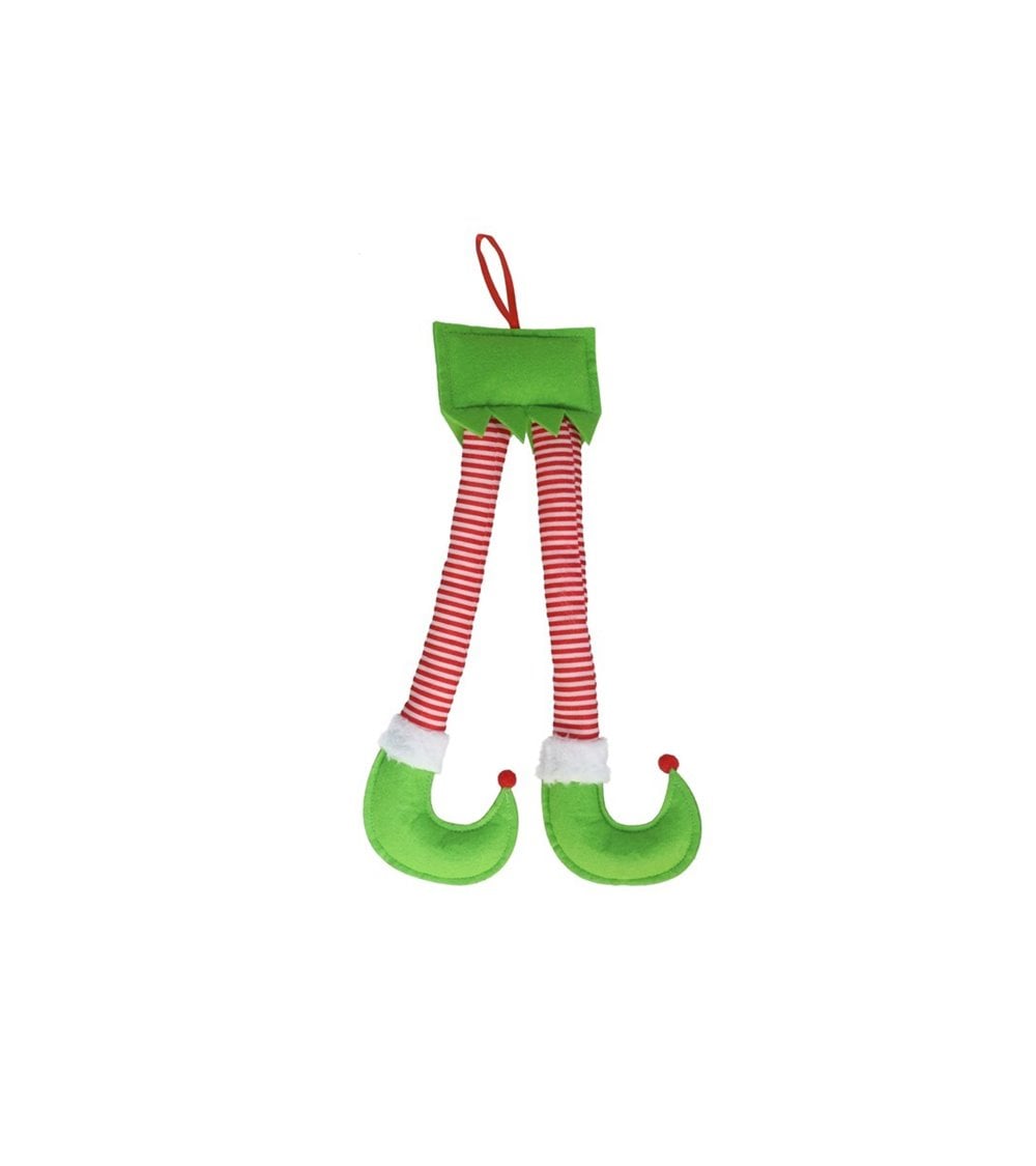 Colgante de Piernas de Elfo Navideño