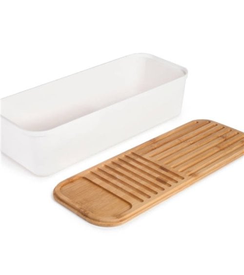 Panera Baguette con Tapa-Tabla de Bambú
