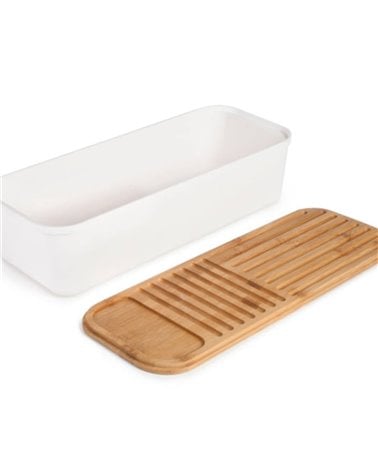Panera Baguette con Tapa-Tabla de Bambú