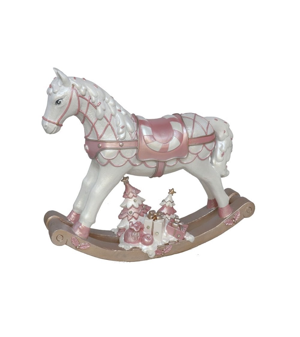 Caballo 40,5X10X37 Cm Balancin Decorado