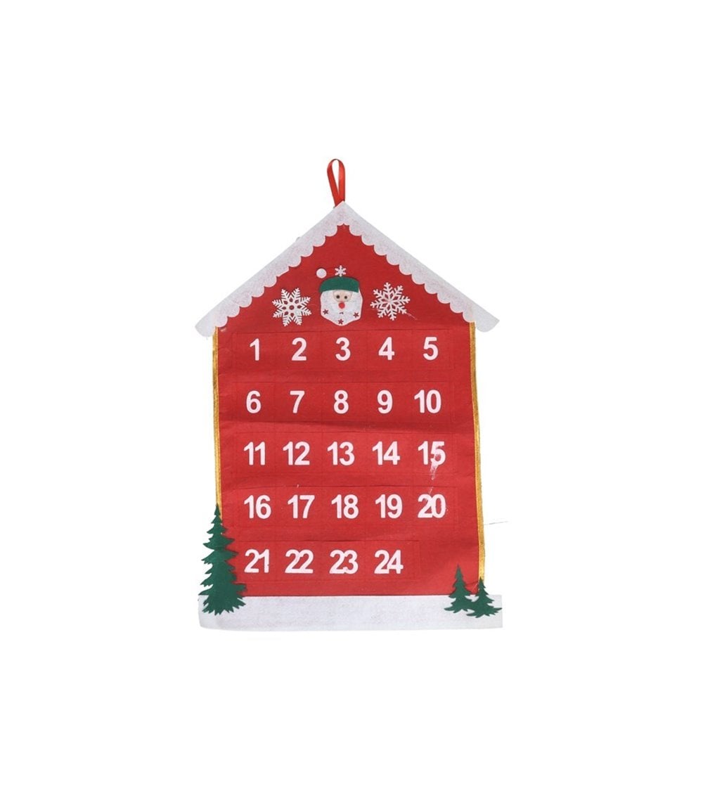 Calendario De Adviento 67X42 Cm Fieltro