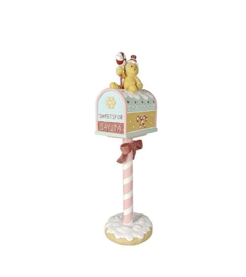 Buzón Decorativo de Pueblo Navideño de Jengibre