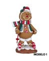 Figura de Muñeco de Jengibre Esquí