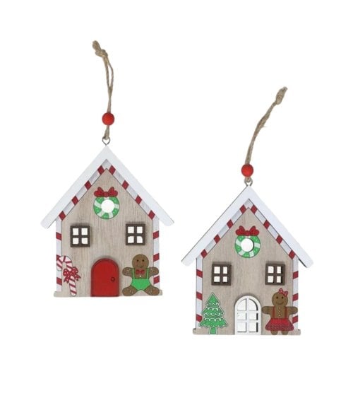 Colgante para Árbol de Casita de Jengibre