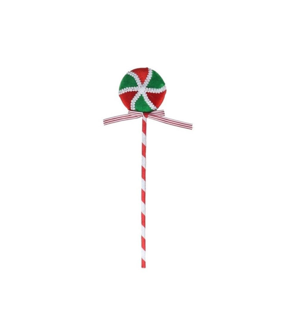 Stick de Caramelo Navideño Rojo y Verde
