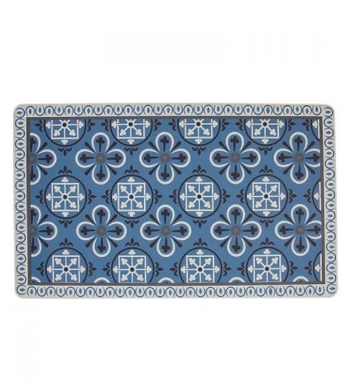 Alfombra de Cocina Hidráulica en Color Azul