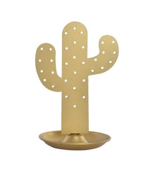 Anillero Metálico Dorado Estilo Boho 