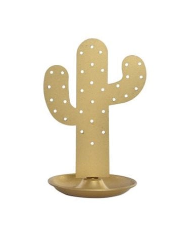 Anillero Metálico Dorado Estilo Boho 
