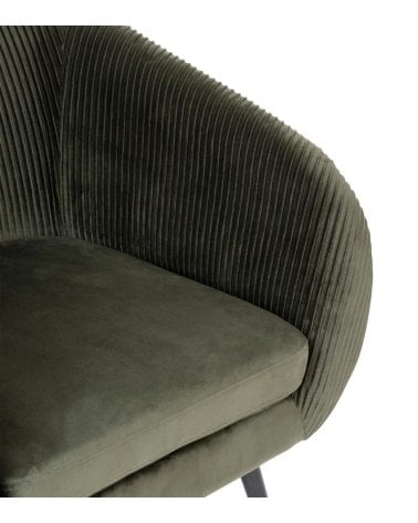 Sillón Solaro de Terciopelo Elegante