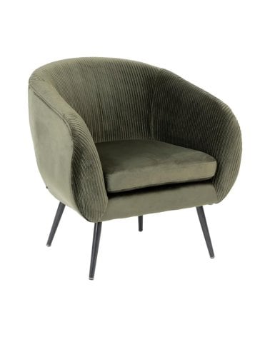 Sillón Solaro de Terciopelo Elegante