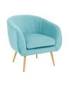 Sillón Solaro de Terciopelo Elegante