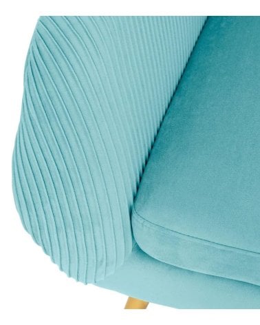 Sillón Solaro de Terciopelo Elegante
