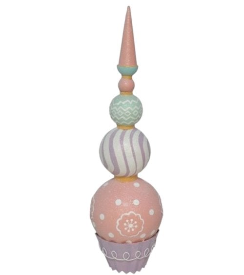 Figura de Árbol de Bolas de Caramelo