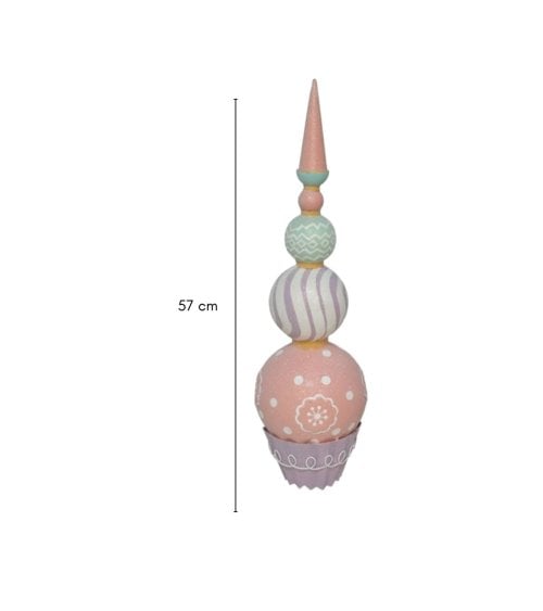Figura de Árbol de Bolas de Caramelo