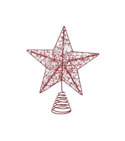 Estrella de Metal para Punta del Árbol