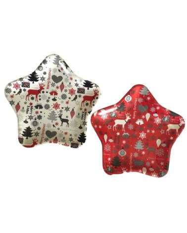 Bandeja Navideña en Forma de Estrella