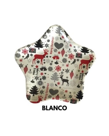 Bandeja Navideña en Forma de Estrella