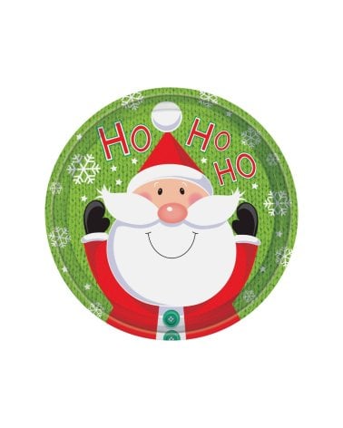 Bandeja Navideña Circular de Hojalata