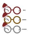 Gafas con Gorro Navideño de Purpurina