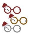 Gafas con Gorro Navideño de Purpurina