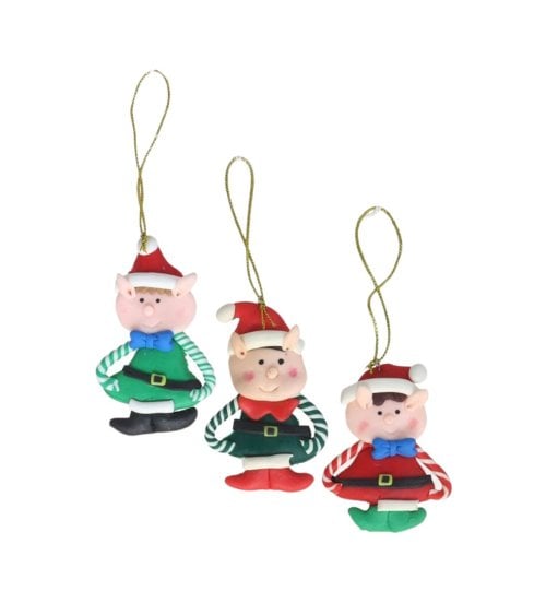 Colgante de Elfo Navideño para Árbol