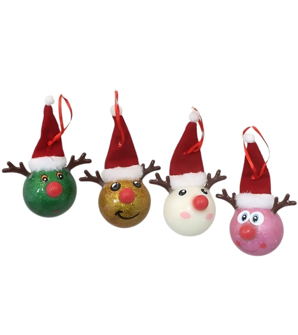 Bola de Reno con Purpurina para Árbol