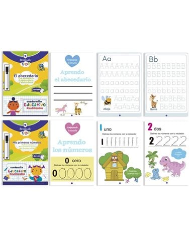 Libro de Actividades con Rotulador Borrable