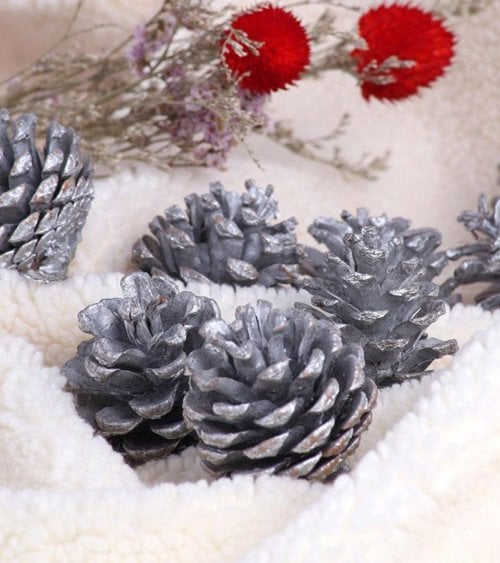 Spray de Pintura Brillante para Decoración Navideña