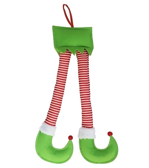 Colgante de Piernas de Elfo Navideño