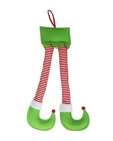 Colgante de Piernas de Elfo Navideño