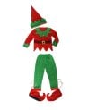 Traje 4 Pizas 118X55 Cm Elfo Infantil