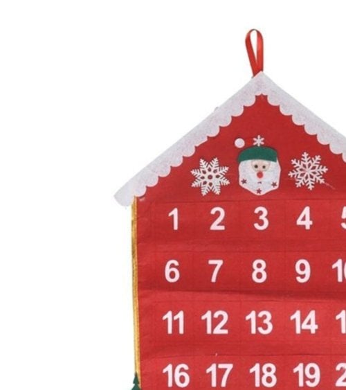 Calendario de Adviento de Fieltro