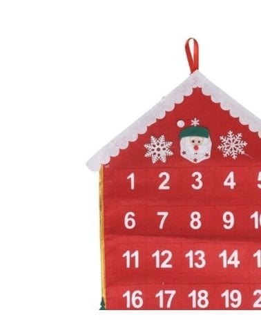 Calendario de Adviento de Fieltro