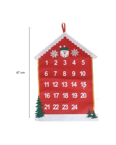 Calendario de Adviento de Fieltro