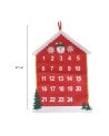 Calendario de Adviento de Fieltro
