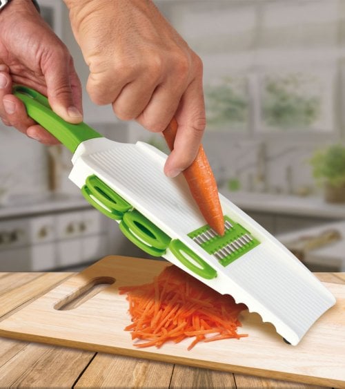 Mandolina de Cocina con 5 Cortes y Mango Ergonómico