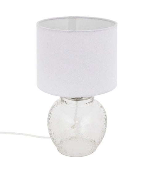 Lámpara de Mesa Teva con Base Transparente