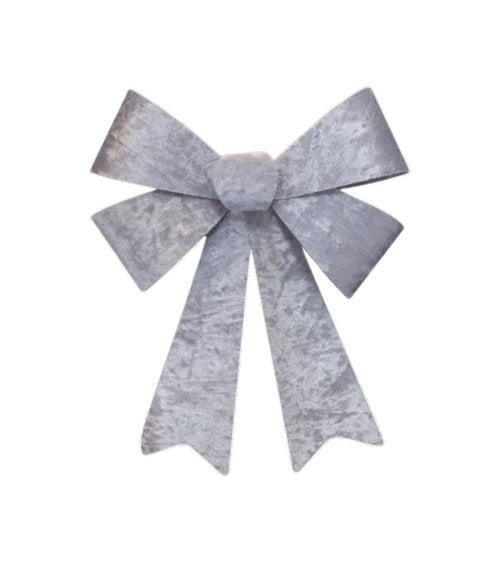 Lazo Plata para Decoración Navideña