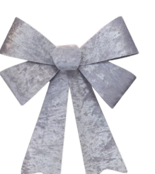 Lazo Plata para Decoración Navideña