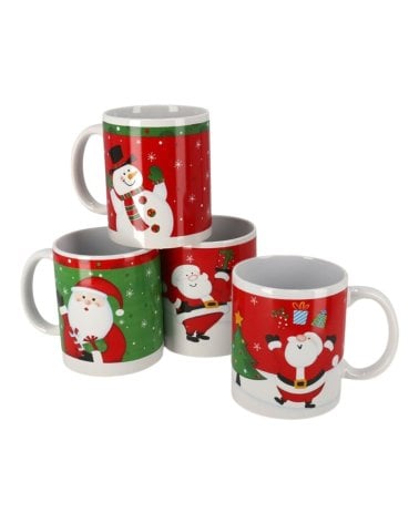 Taza Mug con Personajes Navideños Navidad