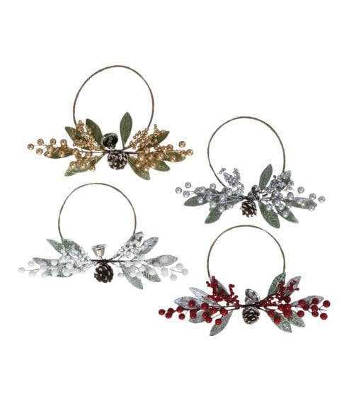Colgante de Mini Corona de Flores para Árbol