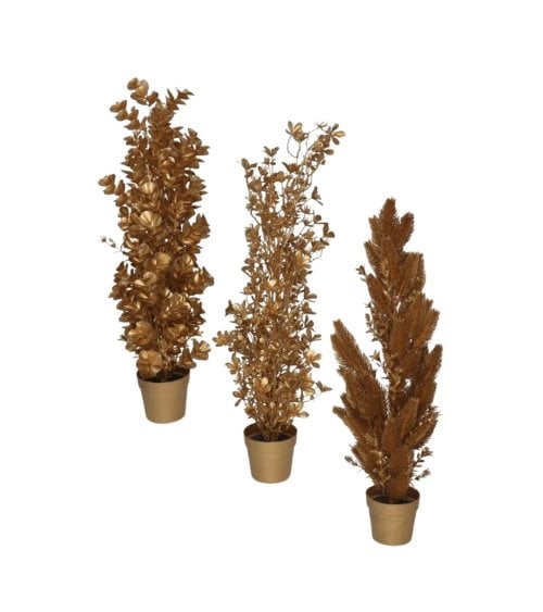 Planta Alta Decorativa Metática para Navidad