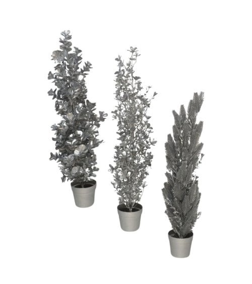 Planta Alta Decorativa Metática para Navidad