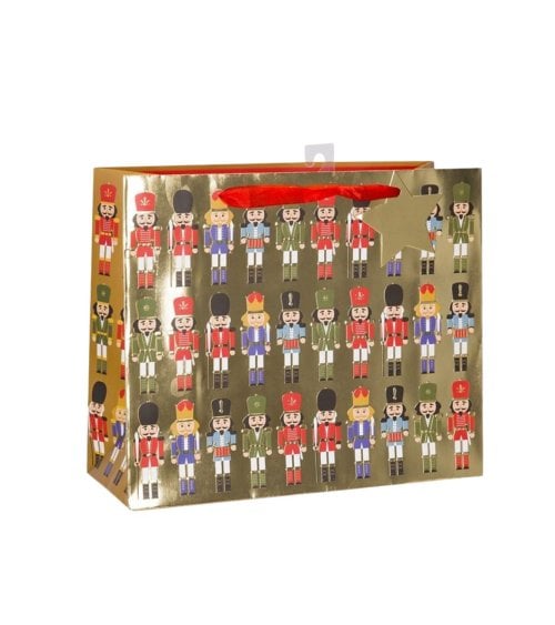 Bolsa de Regalo Navideña con Cascanueces