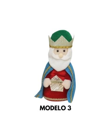 Figura de Rey Mago de Tela