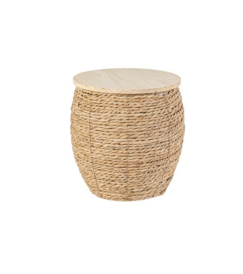 Cesta Shakir con Tapa de Materiales Naturales