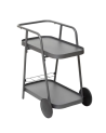 Carrito de Cocina de Aluminio con Bandeja Móvil y Almacenaje