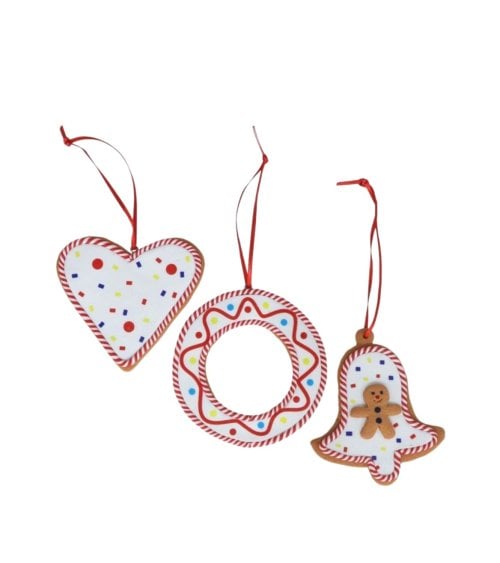 Colgante Estilo Galleta Glaseada para Árbol