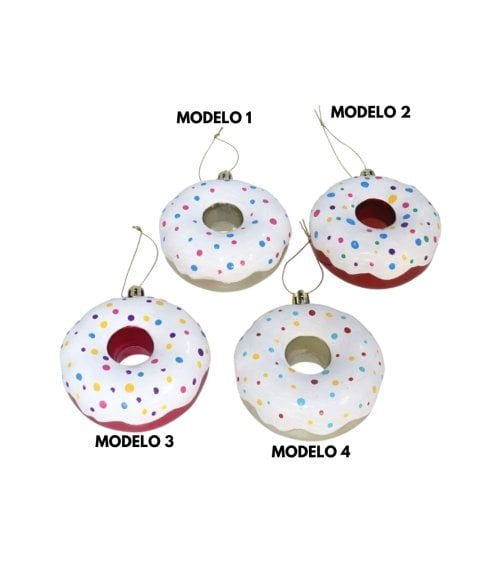 Colgante de Donut Glaseada para Árbol