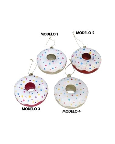 Colgante de Donut Glaseada para Árbol